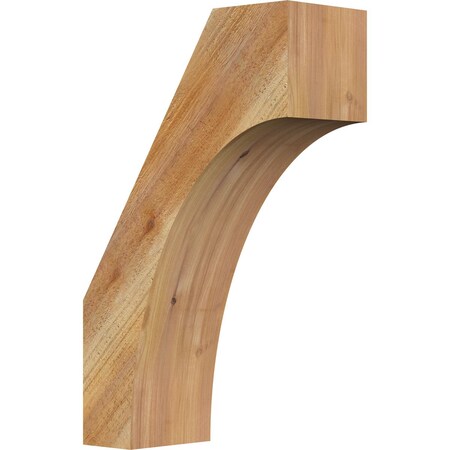 Ekena Millwork 6"W x 14"D x 22"H Westlake Rough Sawn Knee Brace, Western Red Cedar BRC06X14X22WTL00RWR